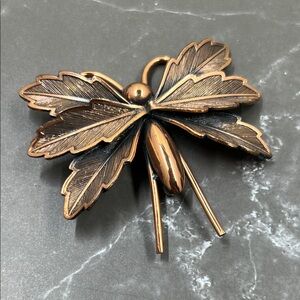 Vintage Bell Trading Post Native Copper Butterfly Pin Brooch